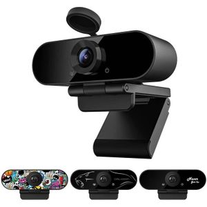 WEBCAM 1080p hd webcam, pro, avec microphone, couverture 