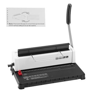 Perforatrice Relieuse Spirale A4/30 Trous - Machine à Relier Portable Pour Documents Et Cahiers