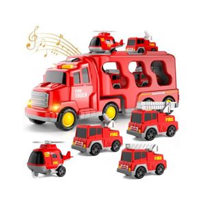 Pat Patrouille Porteur bebe Camion de Pompier Rouge Marcus Avec lumiere  sons musique en anglais Enfant Garcon 1 a 3 ans - Cdiscount Jeux - Jouets