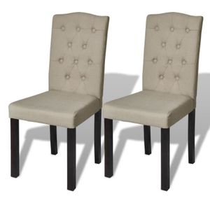 Lot De Chaise Creme Achat Vente Pas Cher