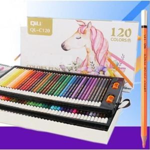 CRAYON DE COULEUR Boîte de 120 Crayons de Couleur,Les Meilleurs Crayons pour Enfants,Adultes et Artistes.Idéal pour Tous Les Types de col H0AF3