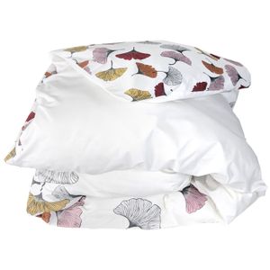 LINANDELLE Housse de Couette Unie Coton Percale et Taie VAELIA