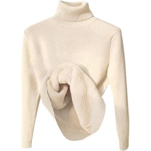 PULL Pull Col Roulé Femme Pullover Manches Longues Pull