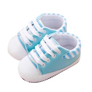 Newborn Baby Toddler Girl Crib Chaussures pour bébé semelle souple Prewalker Anti-Dérapant Baskets 