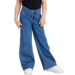Neuf Garçons Jeans Bleu Délavé Noir Denim élastique d'ajustement à la taille taille 2-16 ans 