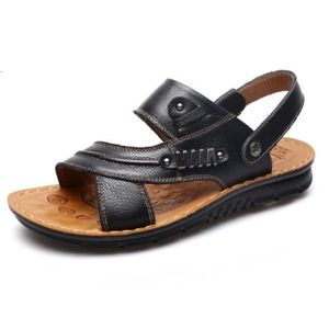 Sandales homme cuir pas cher hot sale