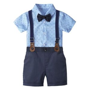 Ensemble de vêtements Costume Mariage Bébé Garçon Été Tenue Fête Ensembl