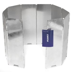 MagiDeal 8 Panneau Pliable Support De Po/êle /à Gaz Protection /à Vent Barbecue Camping