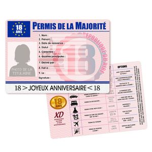 Carte Invitation Anniversaire 18 Ans Cdiscount
