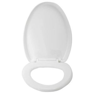 DALMO Abattant WC en forme de U Abattant déclipsable avec fermeture en  douceur et libération rapide blanc