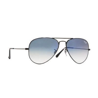Aviator 3025 noire v.bleu d grad Taille S 55 mm Noir Bleu