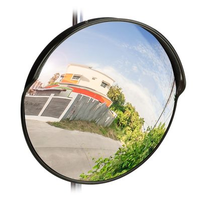 Miroir de trafic convexe Acrylique Noir 30 cm Intérieur | Leroy Merlin