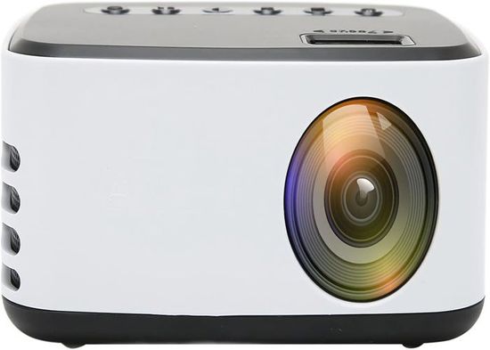 Elprico Mini Projecteur Portable Full HD 1080p - Vidéoprojecteur LED Poche Home Cinéma Pour Films, Jeux Et Plus