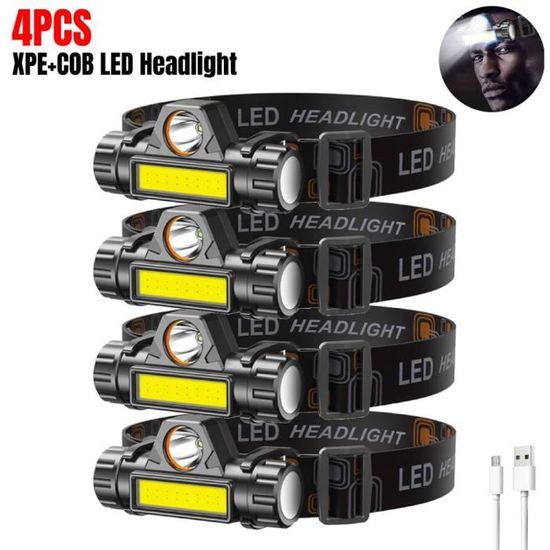 Lampe Frontale Rechargeable Avidsen Avec Détection De Mouvement