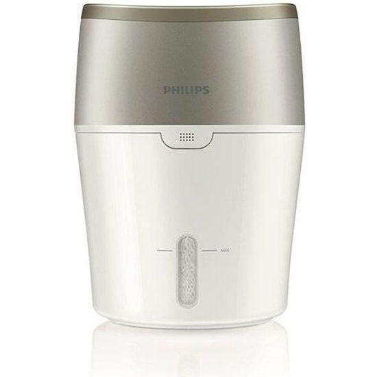 Philips Humidificateur série 2000, technologie nanocloud, réduction de 99 % des bactéries, 25 m², blanc (HU4803/01)