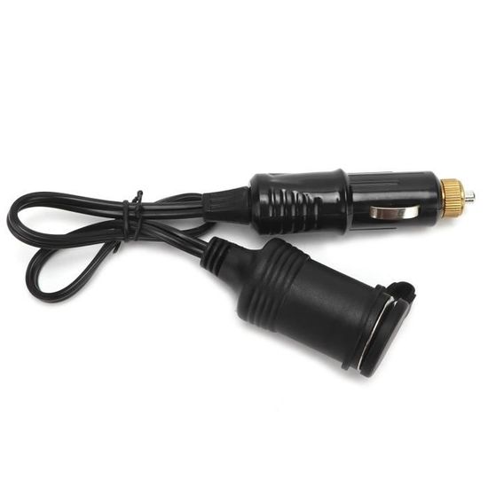 Rallonge Allume-Cigare 3FT (12V-24V) Avec Fusible 15A - Câble Puissant 17AWG Pour Pompe à Air, GPS, Glacière... | Universelle Voiture - 7