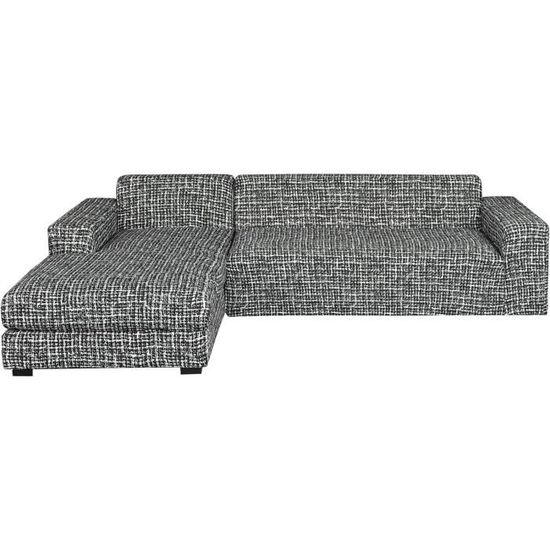 Housse De Canapé D'angle (en L) épaisse Et élastique - Multicolore - Polyester Lavable