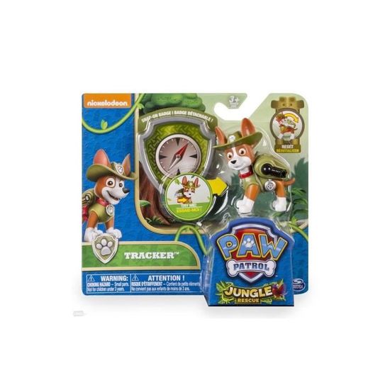 Pat Patrouille Chien Tracker Badge Figurine Jungle Paw Patrol Cdiscount Jeux Jouets