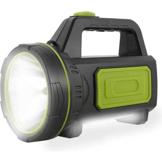 Lampe Torche Led Ultra Puissante Rechargeable USB avec Lumière Latérale Lampe  de Poche Etanche pour Urgence Randonnée Camping Chasse - Cdiscount Bricolage
