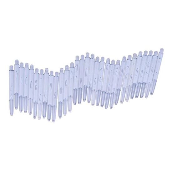 Lot De 3 Tiges Aluminium 48 Mm 2BA – Tiges Fléchettes Pointe Acier, Argentées, Accessoires Dart Précision