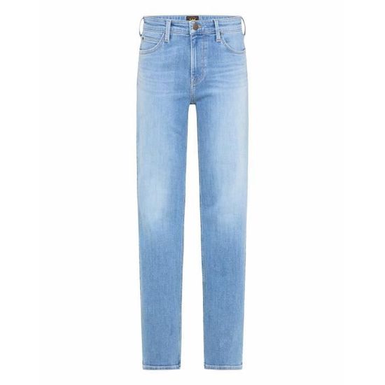 Jeans Straight Lee Marion Pour Femme - Taille Regular En Coton Stretch Confortable