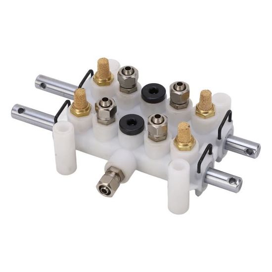 Valve à Pied Pour Changeur De Pneus – Commande Pneumatique – Tuyau 8 Mm, Tige 10 Mm – Acier