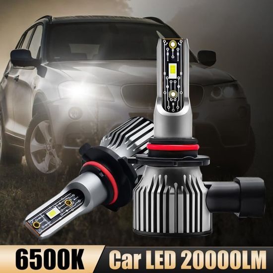 Ampoule H4 120w-6500K-ampoule H4 led homologue-ampoule led voiture