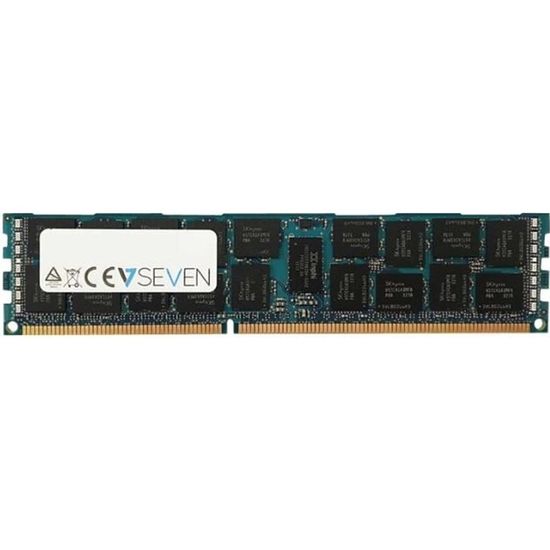 V7 Module de RAM V71060016GBR - 16 Go (1 x 16 Go) - DDR3-1333/PC3-10600 DDR3 SDRAM - CL9 - 1,35 V - ECC - Enregistré - 240