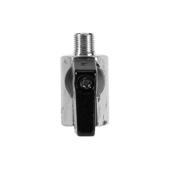 Lot De 2 Mini Vannes à Bille Acier Inoxydable 304 - 1/4 BSP Mâle-Mâle - Robinet Arrêt Eau Gaz