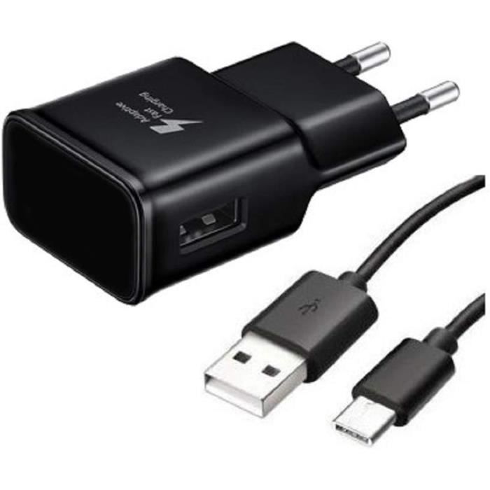 Chargeur/Alimentation Mural USB certifié 5V 2.4A Noir main image 1