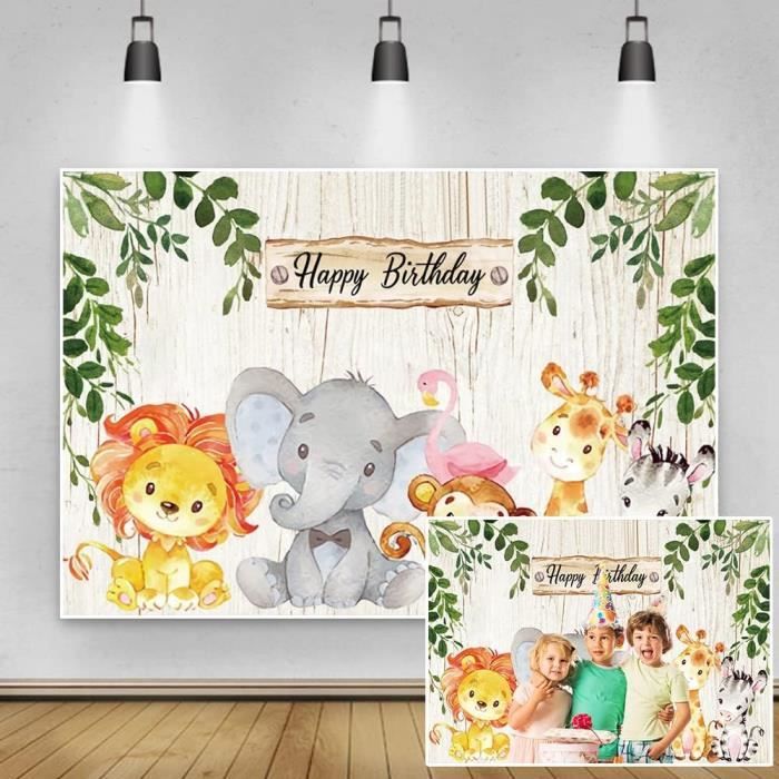 Lot De 15 Masques D’Animaux – Safari Jungle – Déguisement Et Fête – Éléphant, Lion, Tigre, Girafe Et Plus – Élastique Ajustable