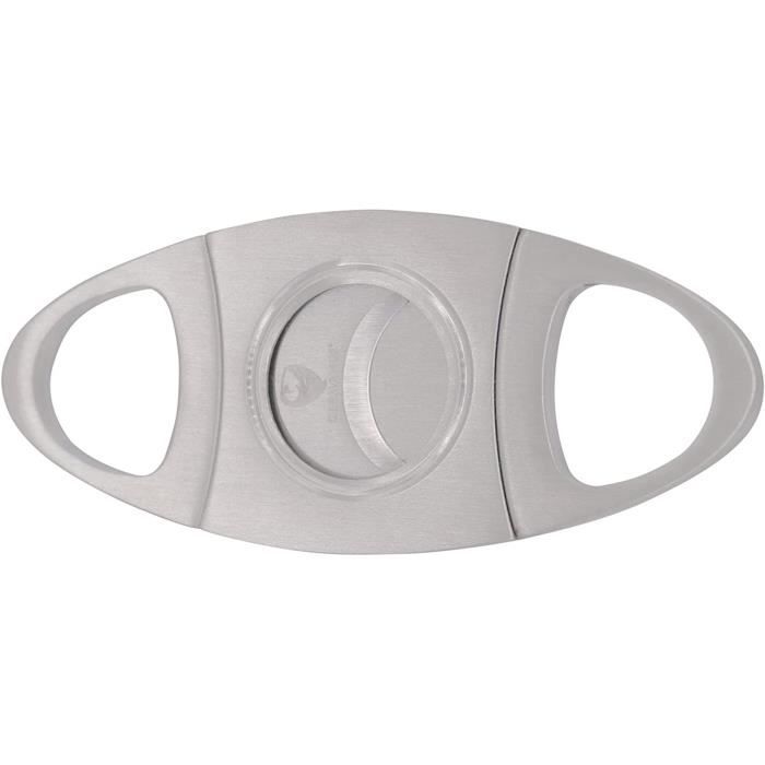 Étui à Cigares En Acier Inoxydable - Tube Hermétique 2.5x18cm (diamètre Int. 2.1cm) - Pour Voyage, Protection De L'humidité Et Du Goût