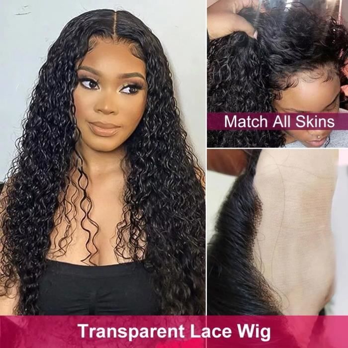 Perruque Femme Brésilien 13*4 Lace Frontale 12 Pouces Bouclé Wave VIPbeauty Hair 150% Densité