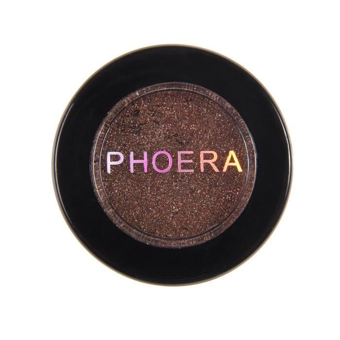 PHOERA Glitter Shimmering Colors Ombre à paupières Metallic Eye Cosmetic7