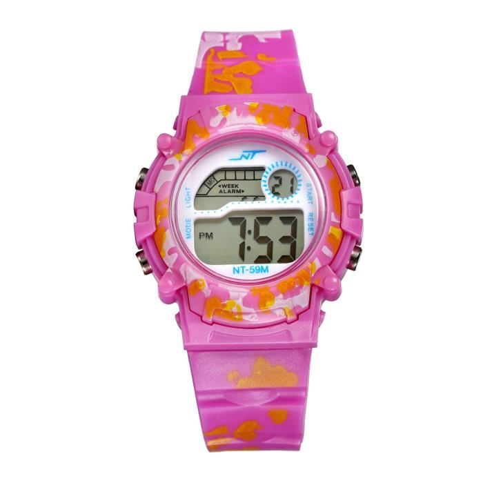 JewelryWe Montre Sport Electronique Digital Cadran Alarme Semaine Calendrier Multi Fonction Noir Bracelet Plastique Fantaisie pour Homme et Femme avec JewelryWe Montre Sport Electronique Digital Cadran Alarme Semaine Calendrier Multi Fonction Noir Bracelet Plastique Fantaisie pour Homme et Femme avec