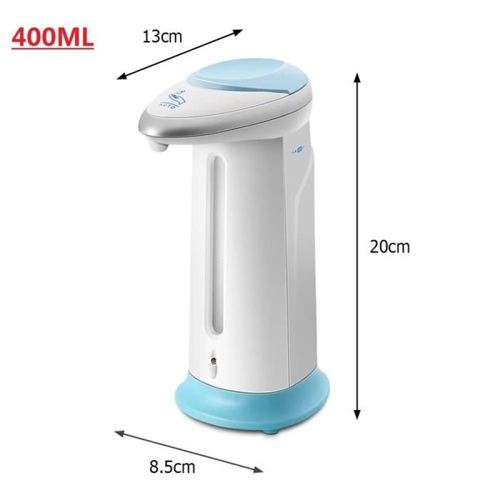 DISTRIBUTEUR DE SAVON,Distributeur automatique de savon liquide sans contact capteur intelligent distributeur de savon - Bleu