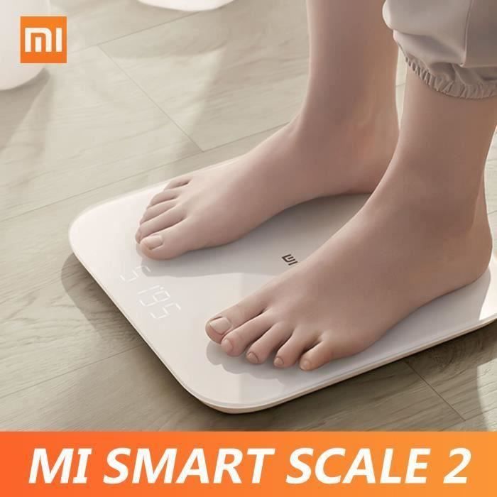 Xiaomi Mi Smart Scale 2 BT 5.0 Test d'équilibre corporel Balance de composition corporelle APP Moniteur Caché Affichage à LED Bala