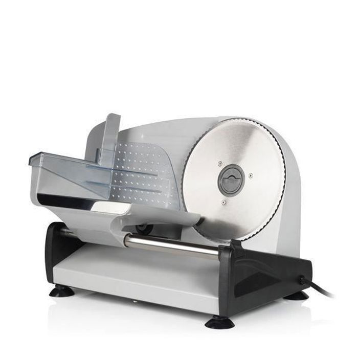 Trancheuse Electrique à Jambon professionnelle en Acier Inoxydable Inox 150W – Saucisson, Charcuterie, pain, universelle