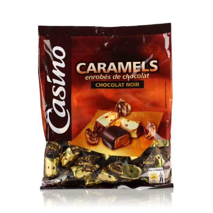 LUTTI Caramels enrobés de chocolat noir - 280 g