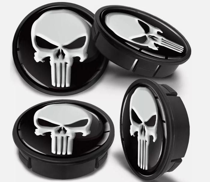 4 X CENTRE DE ROUES CACHE MOYEU BMW Fibre de carbone NOIR LOGO 56 MM