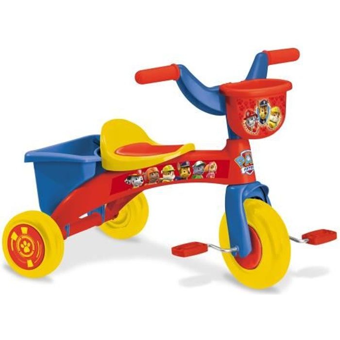 PAT PATROUILLE Tricycle avec bacs - Vélo enfant / bébé - MONDO