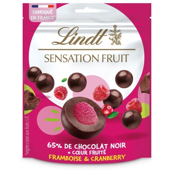LINDT Sensation Fruit Framboise et Cranberry