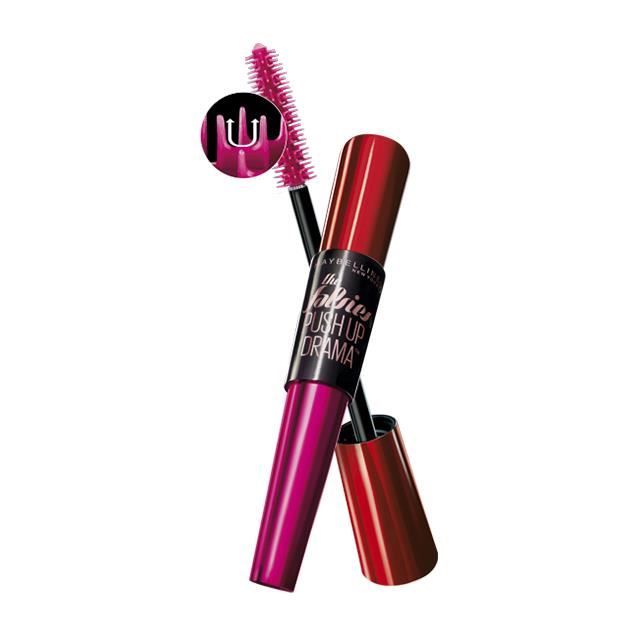 Maybelline Falsies Push Up Drama 004 Indecent Black, Noir, Femmes, Bouclant, Allongement, Volumisant, Bold, 21 mm, 21 mm