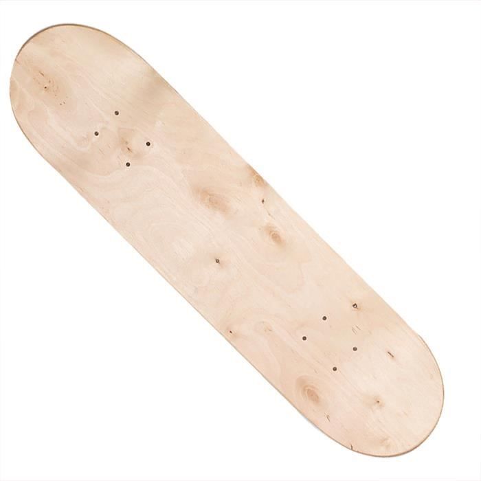 Planche de skateboard naturel