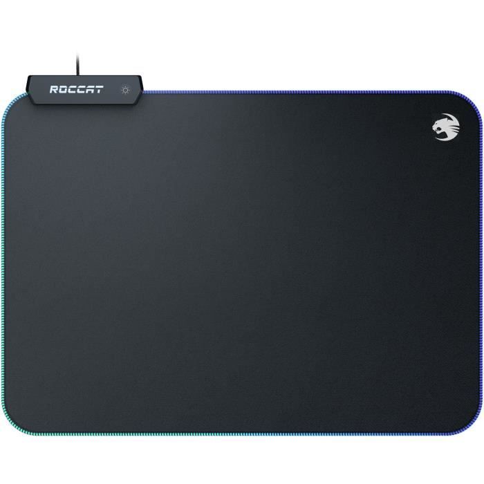 ROCCAT - Sense AIMO - Tapis de Souris Gamer Professionnel Rétroéclairé - ROC-13-370