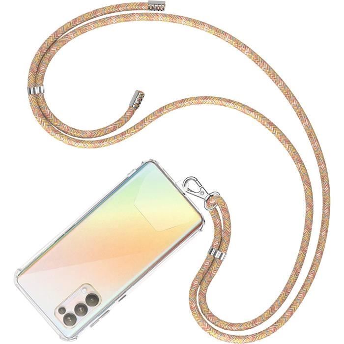 Tour de cou et cordon telephone universel multicolore