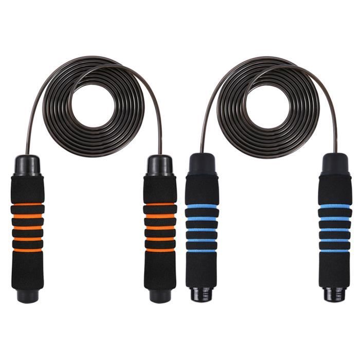2 pcs Professionnel Pratique Durable Portable Exercice Fournitures Corde À Sauter Test pour Les Adolescents CORDE A SAUTER