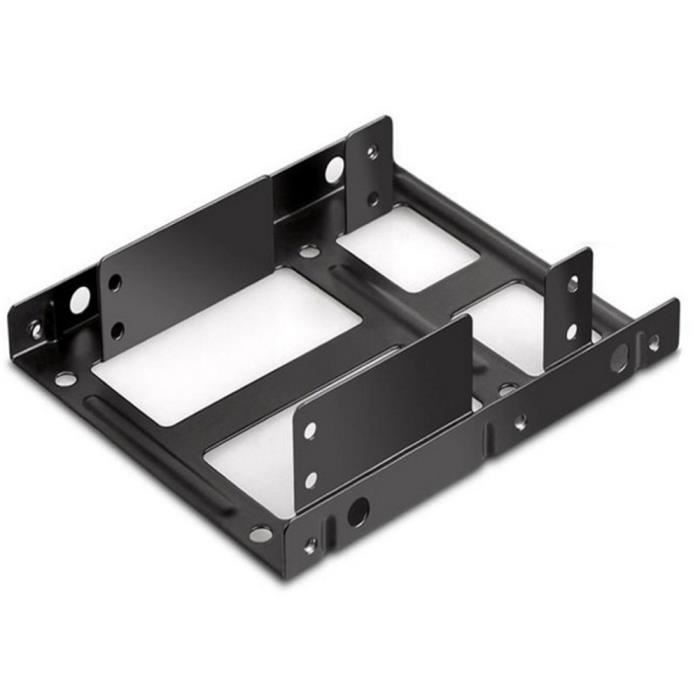 YIER 2.5- à 3.5- Support Disque Dur Support d'adaptateur Métal SSD HDD Pour PC