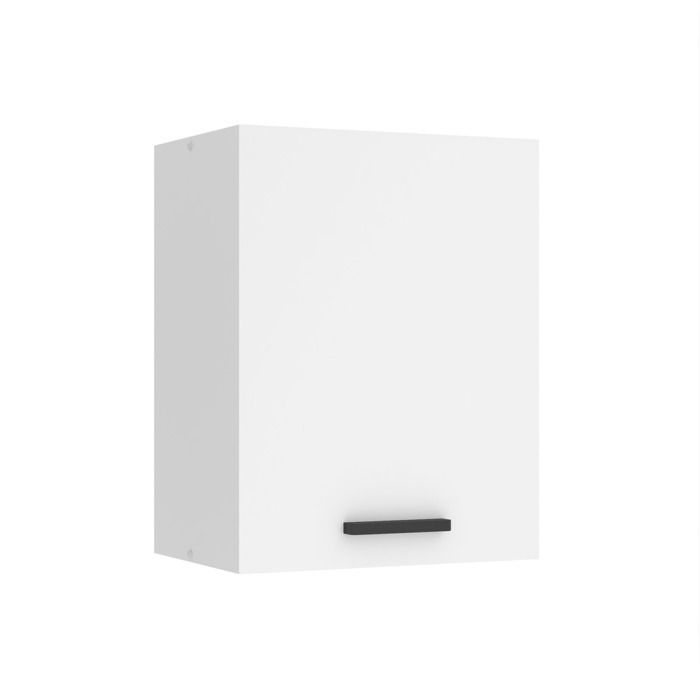 Meuble haut de cuisine - BELINI - SG45 - Mural - 1 porte - Blanc mat - Métal