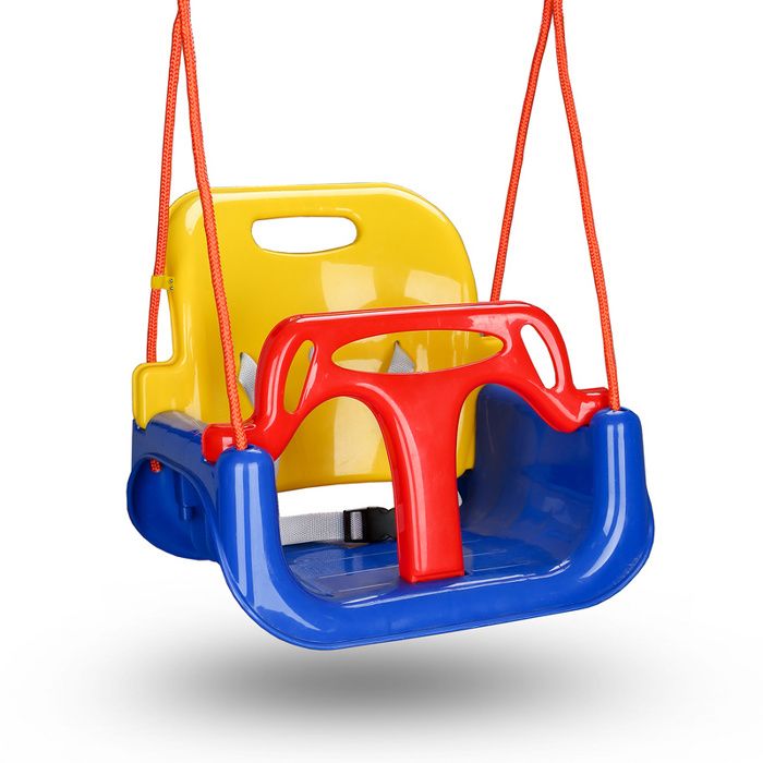 Clanmacy Balançoire pour enfants balançoire 3 en 1 cadre de balançoire balançoire pour bébé BALANCOIRE - PORTIQUE